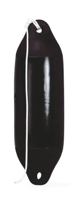 PARE BATTAGE 13cm X 50cm NOIR (AVEC CORDAGE)