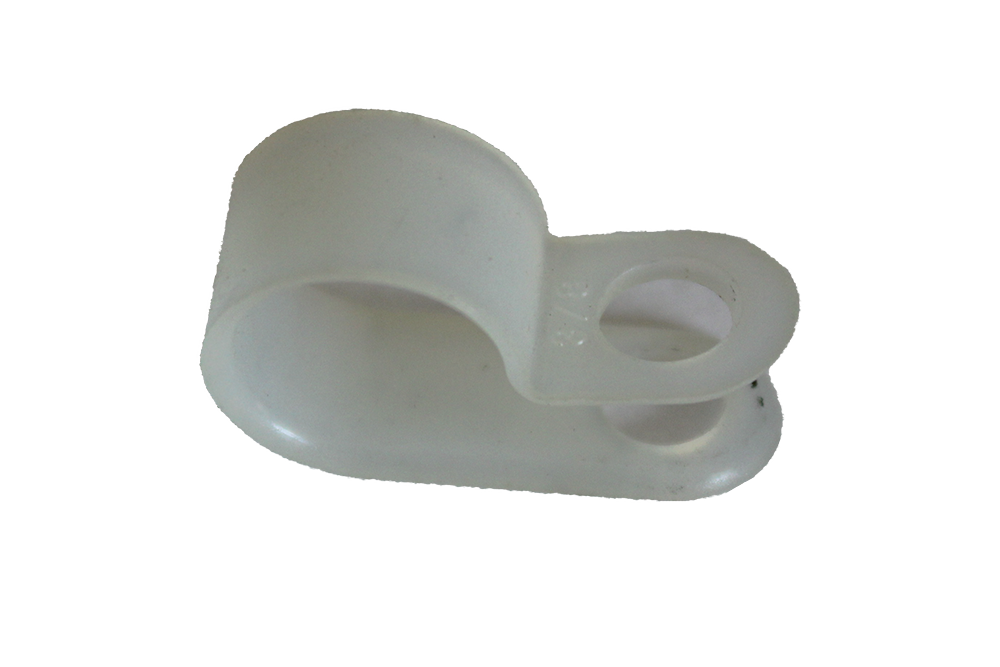 WHITE CABLE GUIDE CLAMP