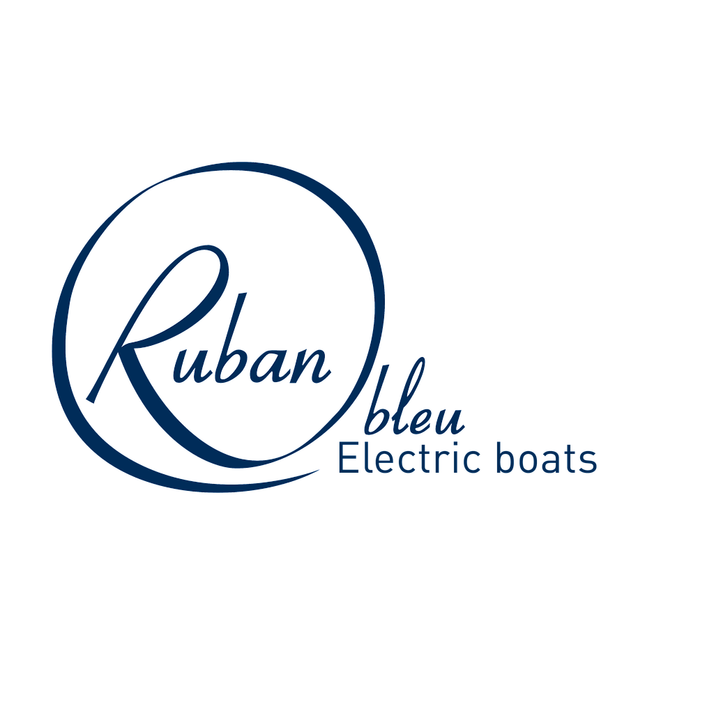 RUBAN BLEU WHITE STICKER