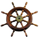 420MM PIRATE STEERING WHEEL