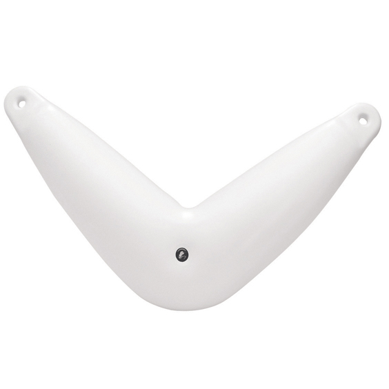 PARE BATTAGE COIN ARRIERE BLANC (SANS CORDAGE)