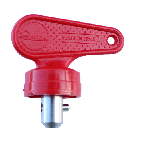 RED KEY, SINGLE-POLE CIRCUIT BREAKER 