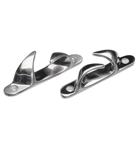 [B2745] STAINLESS STEEL CROSSED CHAUMARD 