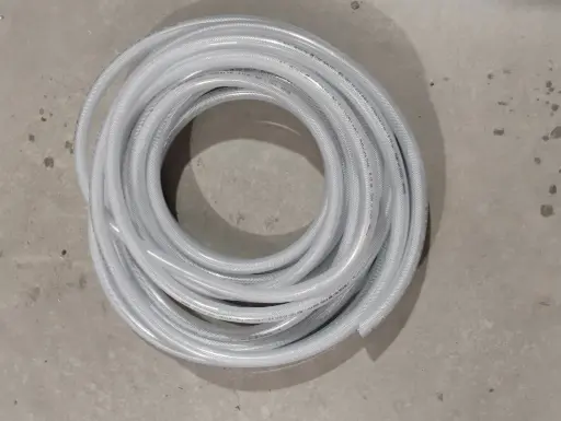 [B3150] TUYAU RENFORCE TRESSE TRANSPARENT Ø INT 19MM X EXT 26MM (POUR POMPE DE CALE)