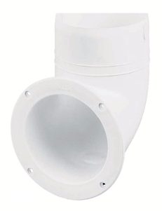 [B3156] MANCHON COUDE BLANC 