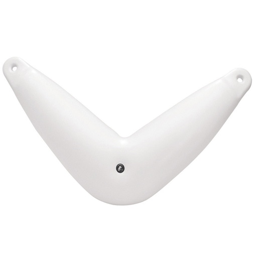 [B3733] PARE BATTAGE COIN ARRIERE BLANC (SANS CORDAGE)