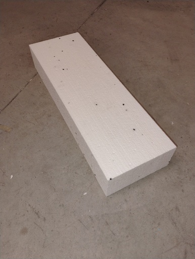 [B6024] CUT POLYSTYRENE BLOCK