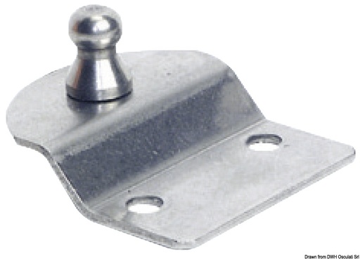 [B6245] PLAQUE PORTE A FAUX VERIN A GAZ
