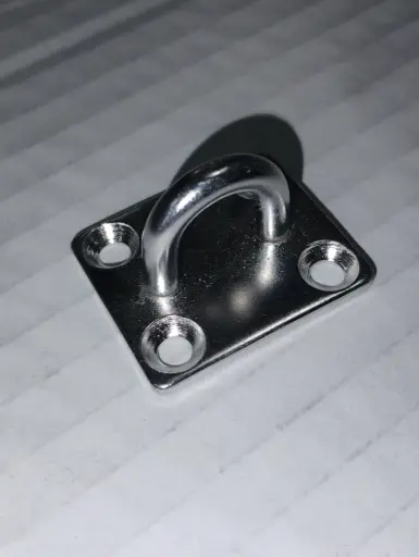 [B6436] PONTET SUR PLATINE INOX 30mm x 35mm 