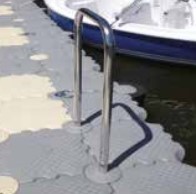 [B6458] GARDE CORPS INOX U RENVERSÉ PONTON