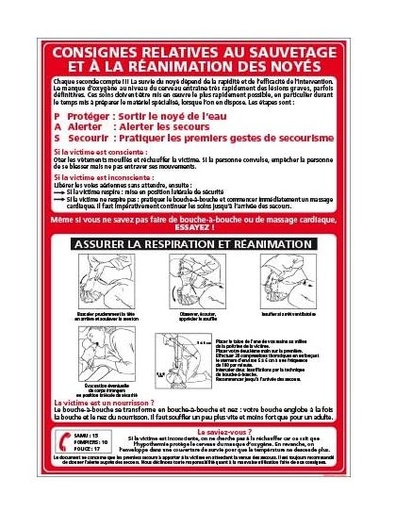 [B6467] CONSIGNES DE PRÉVENTION NOYADE PONTON