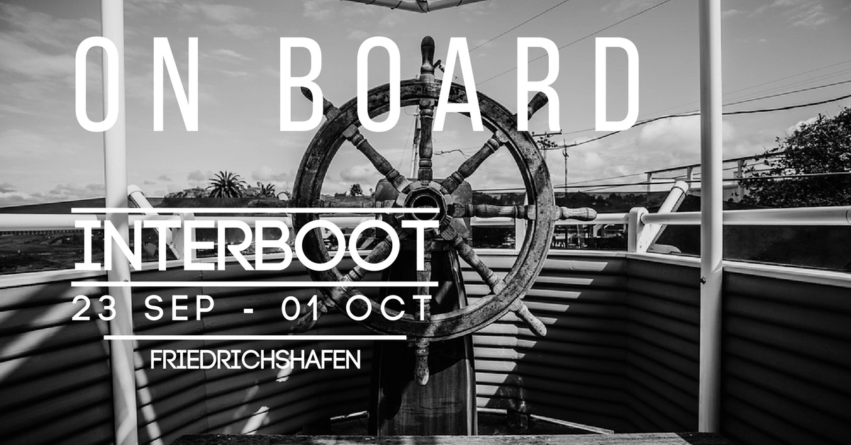 presentation on board for the interboot exibition germany