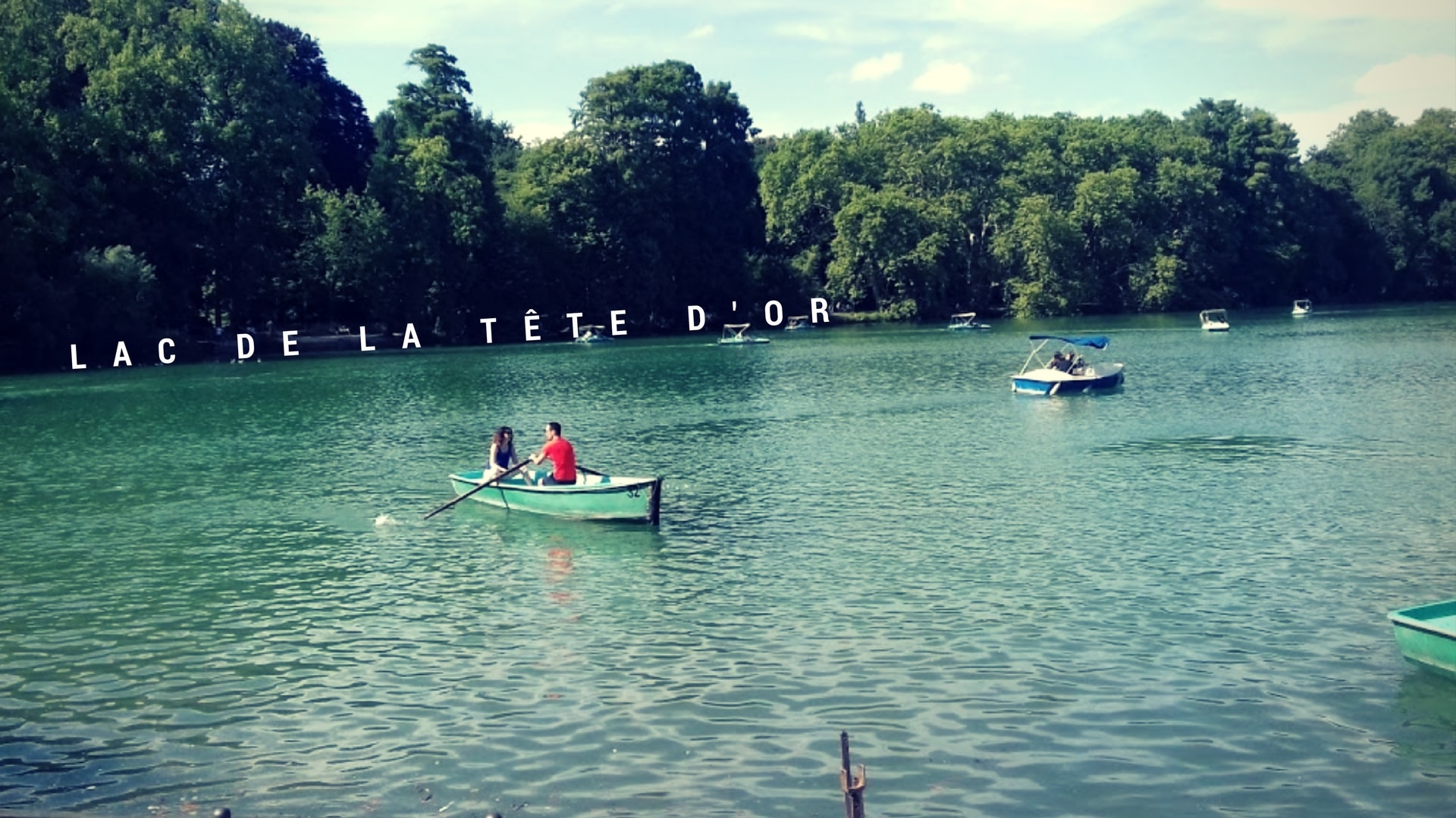 "la tête d’or" lake electric boat