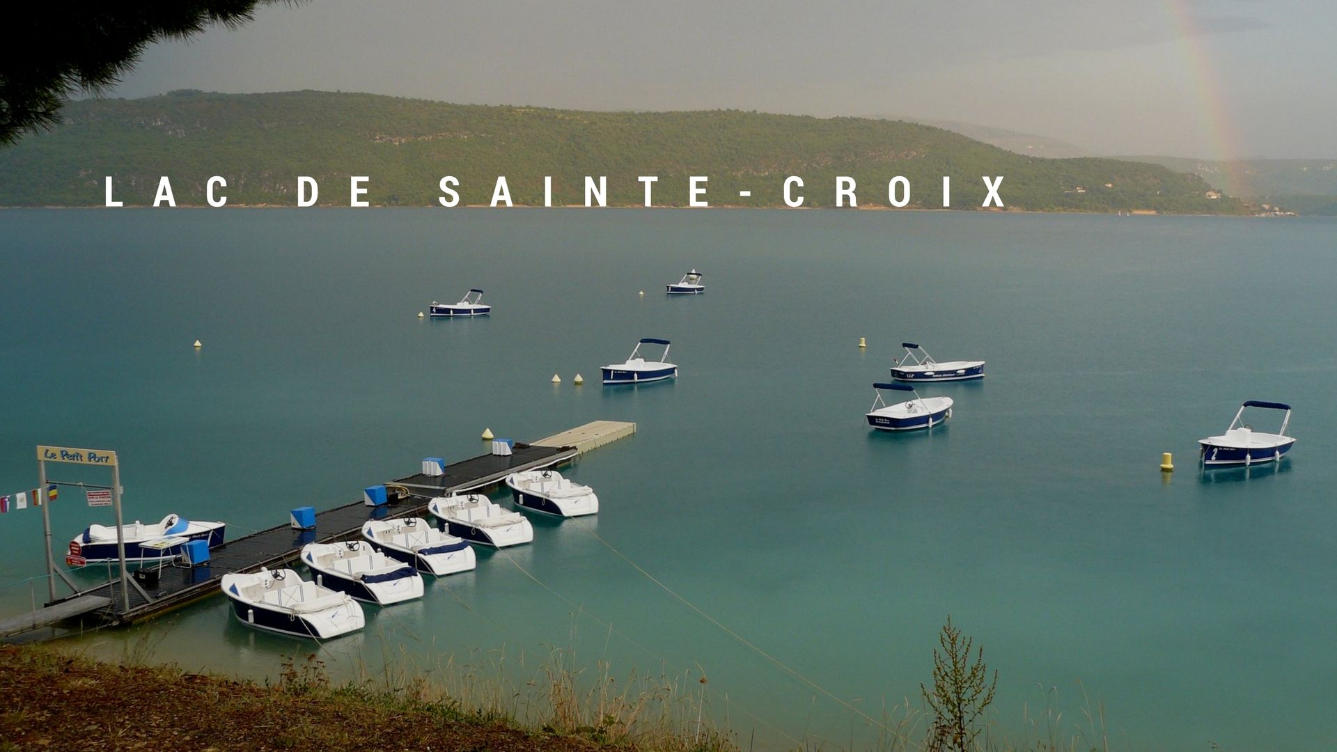 sainte croix lake electric boat