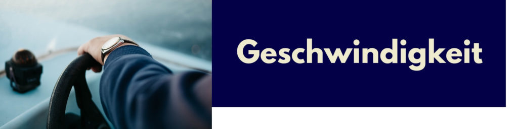 Geschwindigkeit Elektromotors