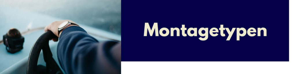 Montagentypen Elektromotors